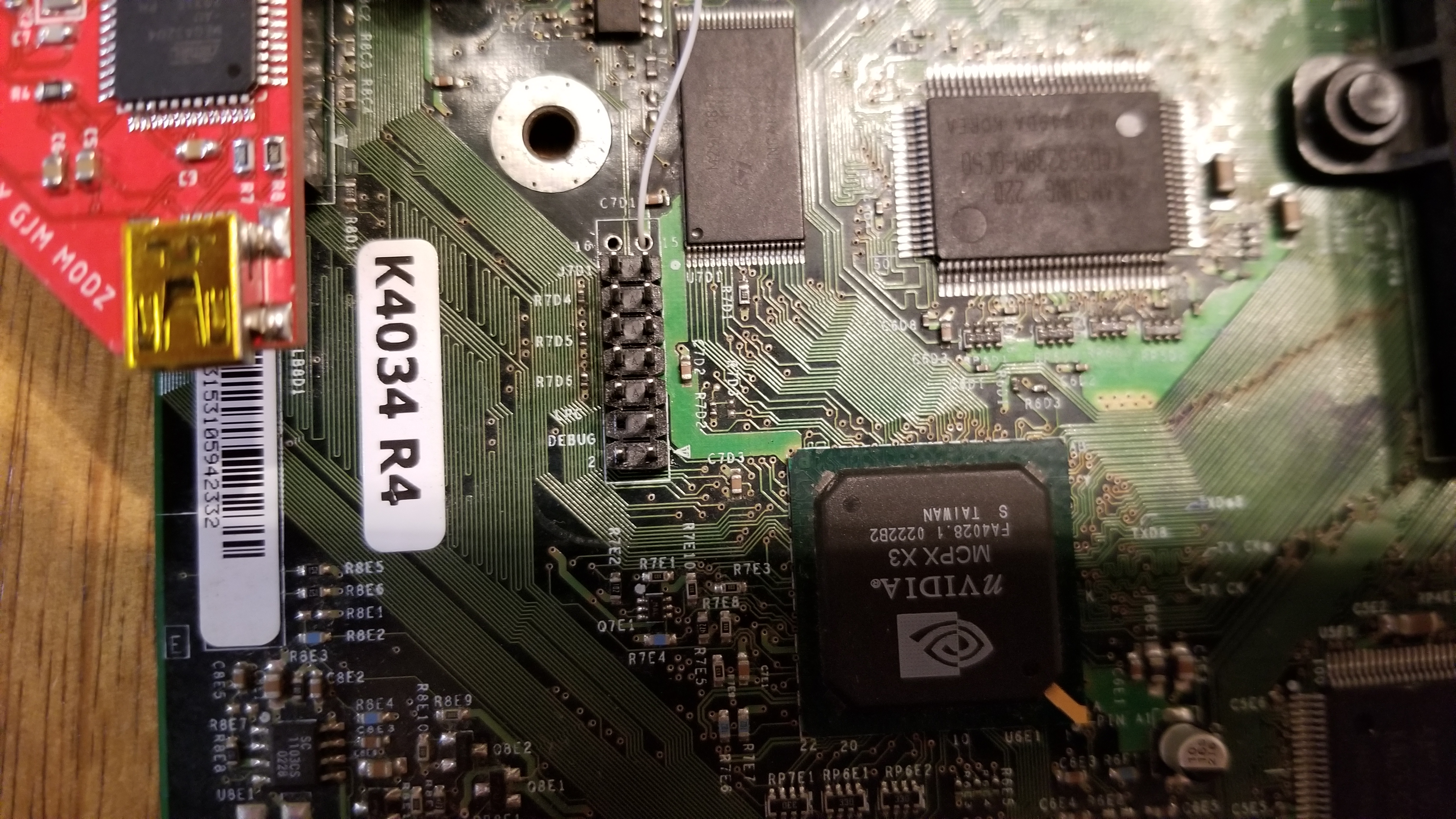 SOLVED] Open Xenium modchip on 1.0 red LED - Repair - OGXbox.com